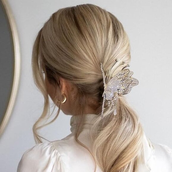 Butterfly Hair Claw Clips Set of 2 main image 5